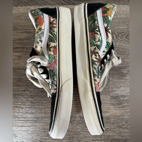 Vans Old Skool Multi Tropic W-Sz:10.5 M-sz9 suede/leather vintage Skater Grunge - Picture 2 of 6